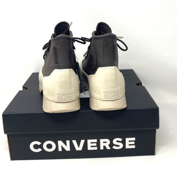 Converse Chuck Taylor Lugged 2.0 High Top Women's Brown Leather Sneakers A00911C - Picture 5 of 10